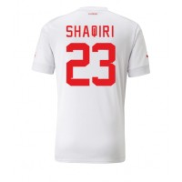 Fotbalové Dres Švýcarsko Xherdan Shaqiri #23 Venkovní MS 2022 Krátký Rukáv